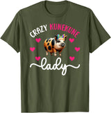 Funny Kunekune Pigs For Kunekune Pig Mom Crazy Kunekune Lady Kunekune Pig Mom Kunekune Pig Lover T-Shirt, Small - Olive Green