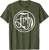 ceroveinticuatro Fish T-Shirt - Olive Green