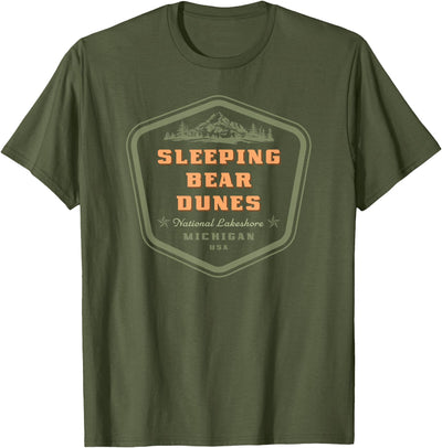 Sleeping Bear Dunes National Lakeshore Michigan Vintage T-Shirt