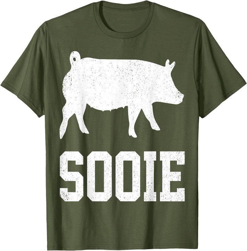 PIG Sooie T-Shirt - Olive Green