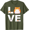 Hamster Love Cute Hamsters Shirt Animal Toys Pets Lovers T-Shirt - Olive Green