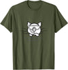 Bahamas Swimming Pigs Snorkeling Front & Back Tshirt T-Shirt - Olive Green