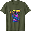 PixelLlama Victory Gaming Victory Llama T-Shirt - Olive Green