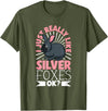 I Just Really Like My Silver Fox Rabbit T-Shirt in Olive Green