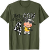 Holy Cow I'm 4 Birthday Boy Tee Gifts Cute 4th Cow Farm Animals Bday Holy Cow I'm 4 Birthday Boy T-Shirt - Olive Green