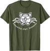 Bahamas Swimming Pigs Bahamas Swimming Pig with Mask and Snorkel T-Shirt - Olive Green