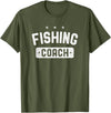 Fishing Coach Clothing Fishing Coach Vintage Fishing T-Shirt - Olive Green