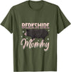 Creative Berkshire Pig designs Berkshire Pig Mommy T-Shirt - Olive Green