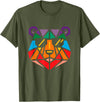 Bear Gay Pride Novelty by Ryan Co. Gay Bear Pride LGBTQ Rainbow Flag Gay Pride Men Women T-Shirt - Olive Green