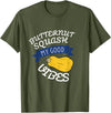 Organic Farmer And Halloween Apparel Fresh Farmers Market, Organic Butternut Squash My Good Vibes T-Shirt - Olive Green
