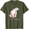 Camelot71 Svalbard The Polar Bear Arctic Circle Norway T-Shirt - Olive Green