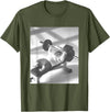 Hamster Gym Weight Lifting Meme T-Shirt - Olive Green