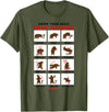Bearmageddon Basic Bear Attacks Shirt T-Shirt - Olive Green