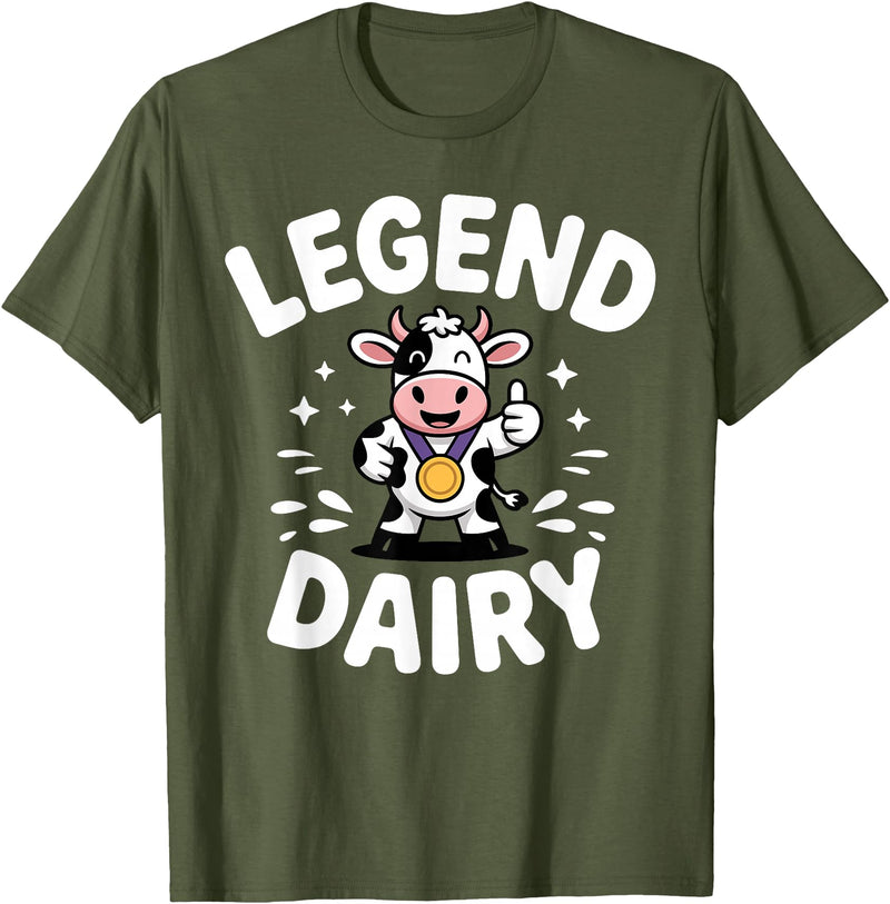 Cow Gift Cow Lover Accessories Cattle Farmer Stuff Funny Cow Print Design for Men Women Dairy Farmer Cow Lover T-Shirt -