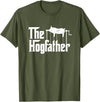Backyard Pig Barbecue Shirts and Gifts The Hogfather Barbecue Chef Funny BBQ Grill Master T-Shirt - Olive Green