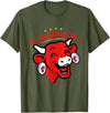 La vache qui rit The Laughing Cow Contemporary Logo T-Shirt - Olive Green
