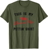 Wheek Guinea Pig Gift Apparel My Guinea Pig Pettiing Shirt Funny Pet Gift Shirt T-Shirt - Olive Green