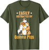 Fluff Lover Quote Guinea Pig Quote for a Guinea Lover T-Shirt - Olive Green