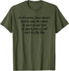 At This Point Shirt At This Point Jesus Doesn't Need To Take The Wheel T-Shirt - Olive Green