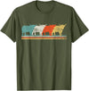 Highland Cow Scottish Vintage T-Shirt - Olive Green