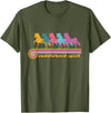 Saddlebred Spirit | NickerStickers Retro Saddlebred Horses T-Shirt - Olive Green