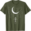 Skeleton Themed Halloween Shirts Men Women Kids Halloween Skeleton Moon Swing Vintage Costume Men Women Kids T-Shirt - Olive