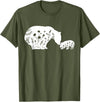 Funny Mama Bear Family Matching Gifts Clothing DJ Mama Bear T-Shirt - Olive Green