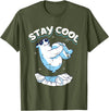 Stay Cool Polar Bear Arctic North Pole Gift Stay Cool | Polar Bear | Arctic North Pole T-Shirt - Olive Green