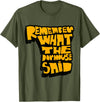 WHITE RABBIT BY GRACE SLICK T-Shirt in Olive Green