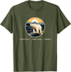 Polar Bear Shirts & Gifts Churchill Manitoba Canada Polar Bear Arctic T-Shirt - Olive Green