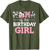 Cow Birthday Shirts For Family Men Women Cow Lover Mama of The Birthday Girl Shirt Farm Cow Mommy Mom 1st T-Shirt - Olive