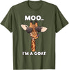 themed giraffe gifts Funny Giraffe Lover Quote Animals I Love Giraffes Gifts T-Shirt - Olive Green