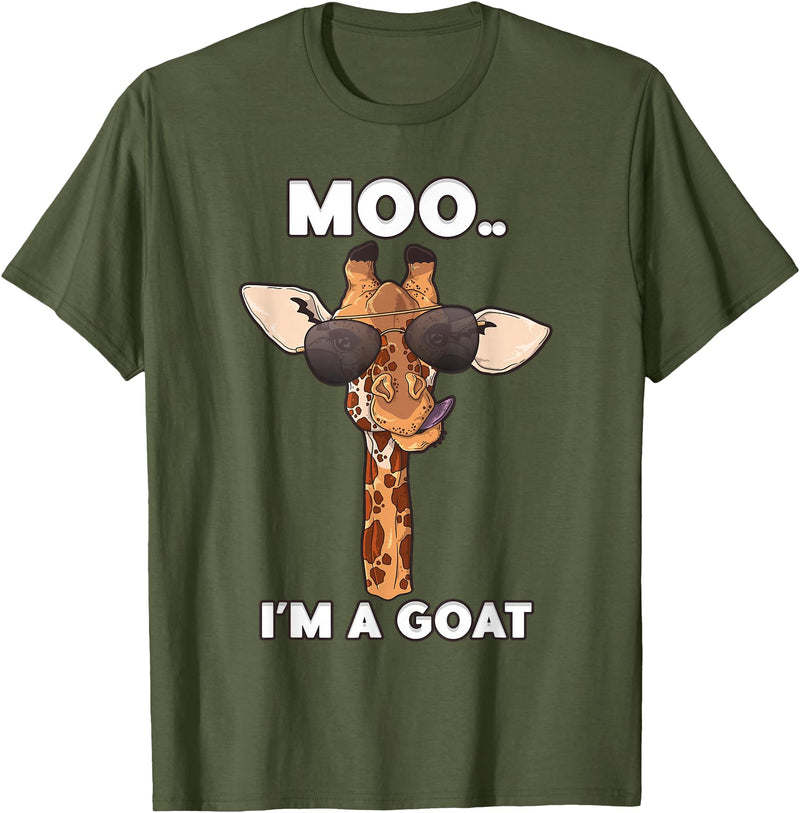 themed giraffe gifts Funny Giraffe Lover Quote Animals I Love Giraffes Gifts T-Shirt - Olive Green