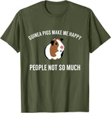 Guinea Pig Accessories & Gifts Funny Guinea Pig Tshirt Gift | Guinea Pig Tee T-Shirt - Olive Green