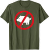 No meat No pigs meat T-Shirt - Olive Green