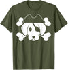 Pirate Costumes & Apparel Pirate Dog T-Shirt - Olive Green