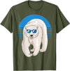 Climate Change Animal Polar Bears Gifts Arctic Animal Lovers Cool Sunglasses Retro Polar Bear T-Shirt - Olive Green
