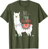 No Prob llama Shirt, No Problama Funny Lama Tee Lamaste T-Shirt - Olive Green
