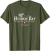 Port Stevens P.S.75 Design Polar Bear - Hudson Bay - Canada - Maple Leaf - Maple Leaf T-Shirt - Olive Green