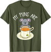 My Puns Are Koala Tea Koala Lover Gift T-Shirt - Olive Green
