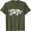 Pig Showing T-Shirts & Gifts Cute Show Girl Pig Shirt T-Shirt - Olive Green