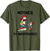 Mom Shirts Mother of Nightmares Graphic T-Shirt - Olive Green