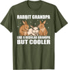 Rabbits Animal Bunny Rabbit Grandpa T-Shirt in Olive Green