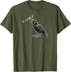 Goth Griper Crow F-CAW-F Funny T-Shirt - Olive Green