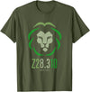 Liberty Styles Z28.310 Since 2021 Funny Lion T-Shirt - Olive Green