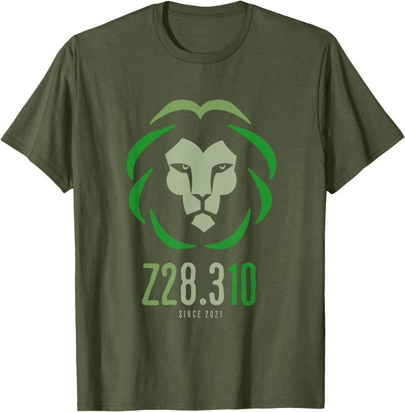 Liberty Styles Z28.310 Since 2021 Funny Lion T-Shirt - Olive Green