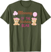 Family Birthday Bear Gifts Mommy of The Birthday for Girl Bear 1st Birthday Party Girl T-Shirt - Olive Green
