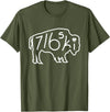 Buffalo Polish 716 716ski Dyngus Day Buffalo NY Polish T-Shirt - Olive Green