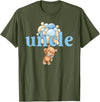 Beary 1st Birthday Boy Teddy Bear Matching Apparel Uncle Teddy Bear 1st Birthday Boy Family Matching T-Shirt - Olive Green