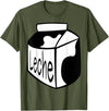 Clever Witty Milk Designs Leche Spanish Milk Carton Dairy Lover T-Shirt - Olive Green